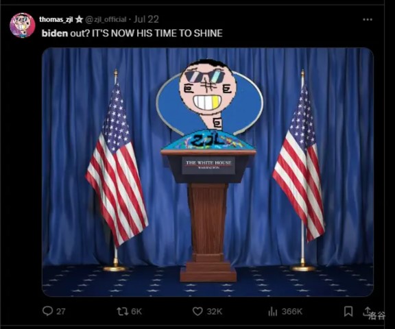 ZJL参加美国大选